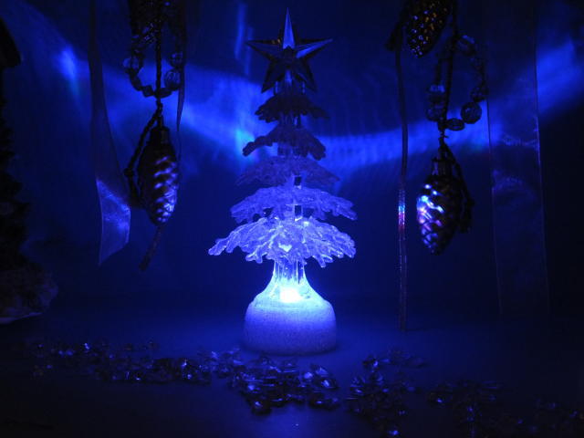 LED　アクリルTree【☆クリスマス☆Christms☆】【ロココ】【妖精　フェアリー　妖精雑貨　フェアリー雑貨】【天使　エンジェル　天使雑貨　エンジェル雑貨】【薔薇　ばら　バラ】a1