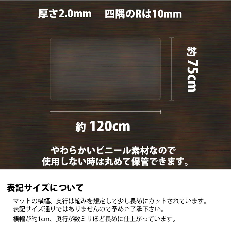 テーブルマット 透明 日本製 高級 定型サイズ...の紹介画像2
