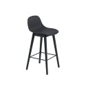 FIBER COUNTER STOOL W. BACKREST WOOD BASE SH:65CM Black/Black t@Co[JE^[Xc[ obNXg Ebhx[X SH:65CM ubN/ubN 23740 W42.5cm D44.5cm H87.5cm SH65cm kƋ XJWirAfUC 58923