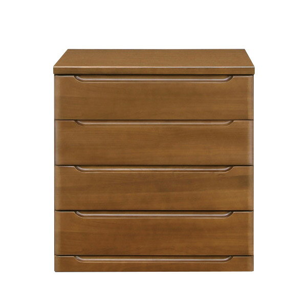 【送料無料】チェスト タンス 箪笥 洋服ダンス ローチェスト 押入れ収納 80幅 幅80cm 奥行き55cm クローゼット 押入れ 収納力 引き出し4段 桐 ブラウン 木製 スライドレール 収納力 衣類収納 北欧 日本製 完成品 整理タンス 送料無料 おしゃれ かわいい