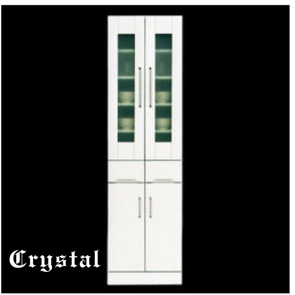 樂天商城 - 【送料無料】食器棚 ダイニングボード キッチンボード 幅80cm 奥行き45cm 高さ180cm 開扉 引き出し ツヤあり カップボード ホワイト 鏡面 日本製 キッチン収納 完成品 キッチン 食器収納 北欧 シンプル モダン インテリア 木製 送料無料 おしゃれ かわいい