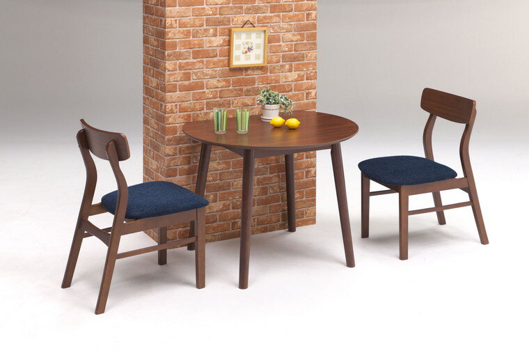 【クーポン配布中】 [送料無料] ダイニングテーブルセット 2人掛け 幅90cm バタフライ 折りたたみ 食卓テーブルセット ダイニングセット 無垢 1人暮らし 2人暮らし シンプル 新生活 90幅 完成品 [2]