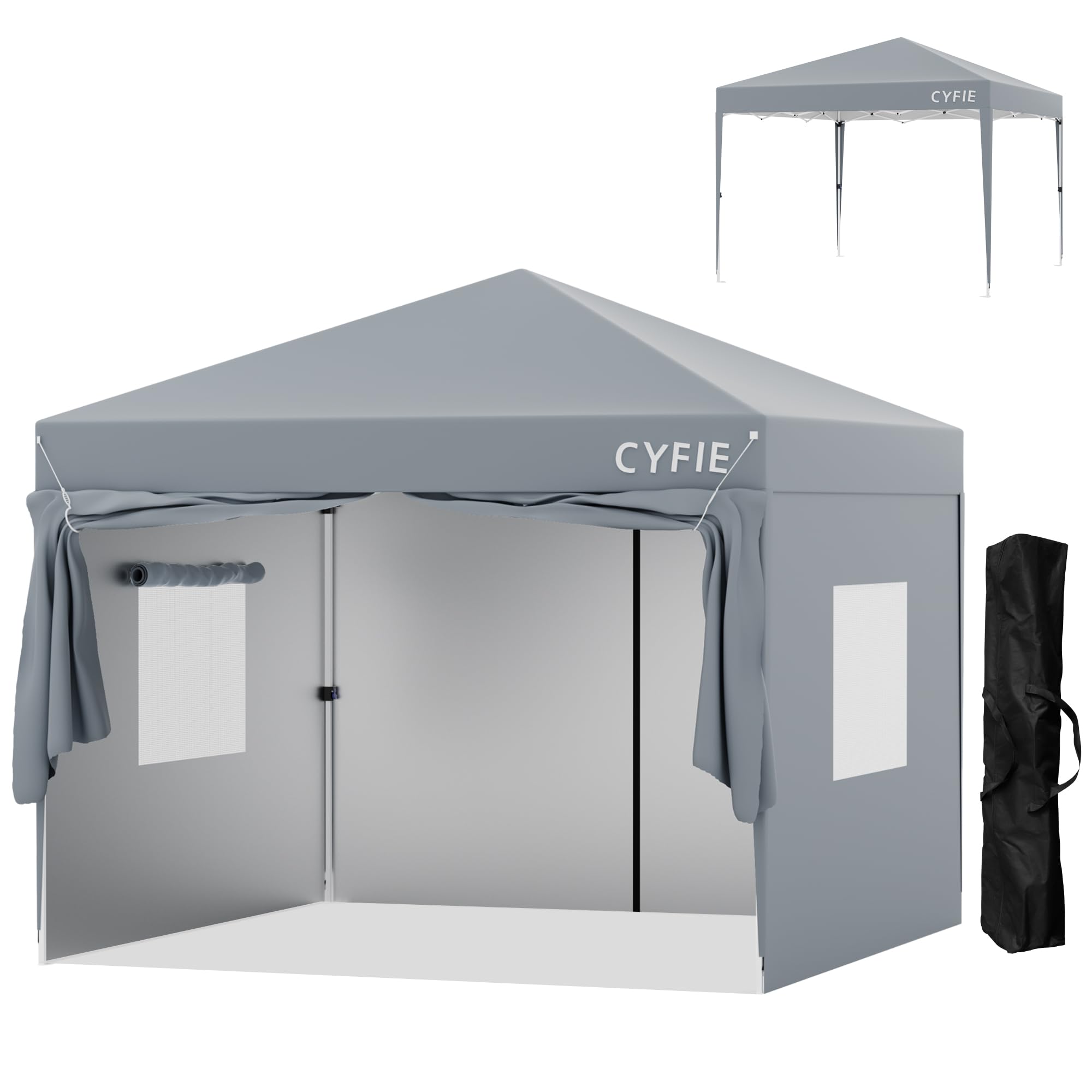 タープテント 33 サイドシート4枚付 ワンタッチタープ 高さ3段階調節 テント ワンタッチ 日除けコーティング 高耐水加工 ワンタッチテン