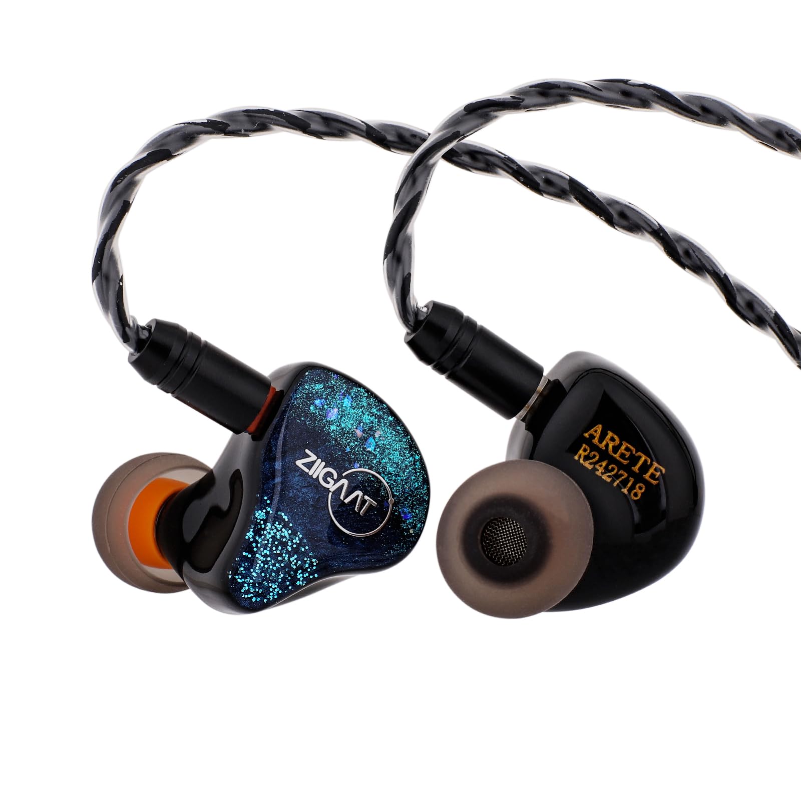 Rakuten - 【送料無料】Linsoul ZiiGaat×Fresh Review Arete 1DD+4BAハイブリッド型ブラックハイエンドHiFiイヤフォン 頑丈な10mmバイオセルロー