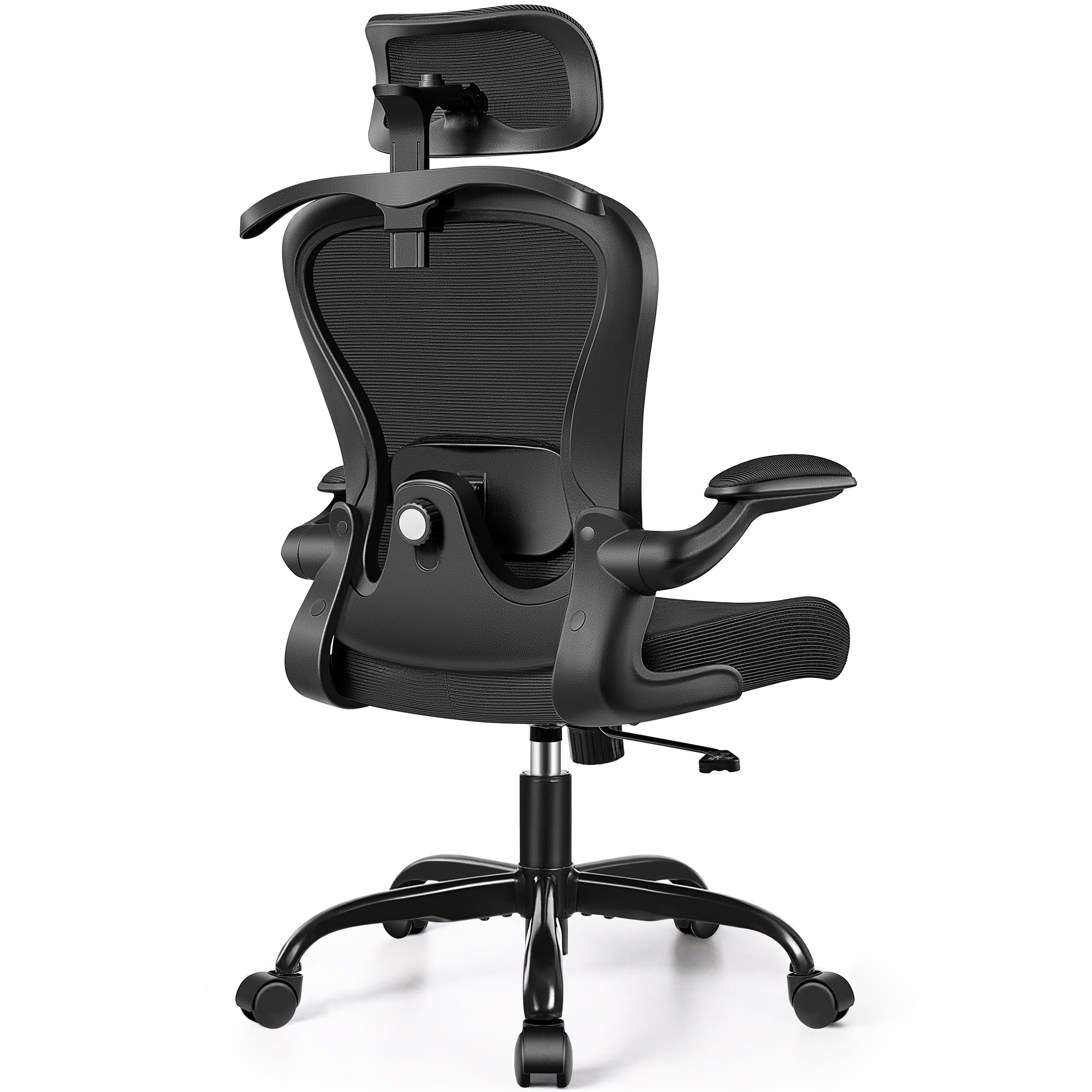 椅子 テレワーク 疲れない オフィスチェア ハンガー付き 勉強 人間工学 キャスター付き アームレスト ..