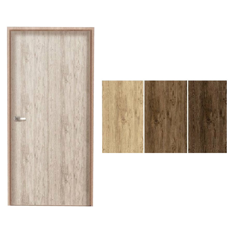 貼ってはがせる! DOOR DECO 室内用ドア装飾シート 粗木 88cm×210cm DOD-01