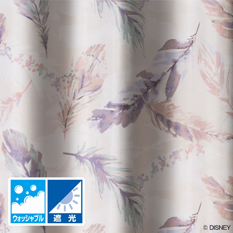 樂天商城 - スミノエ ディズニー カーテン ミッキー/フラン（MICKEY/Fran）1枚入 ドレープ 水彩タッチ エレガント 遮光