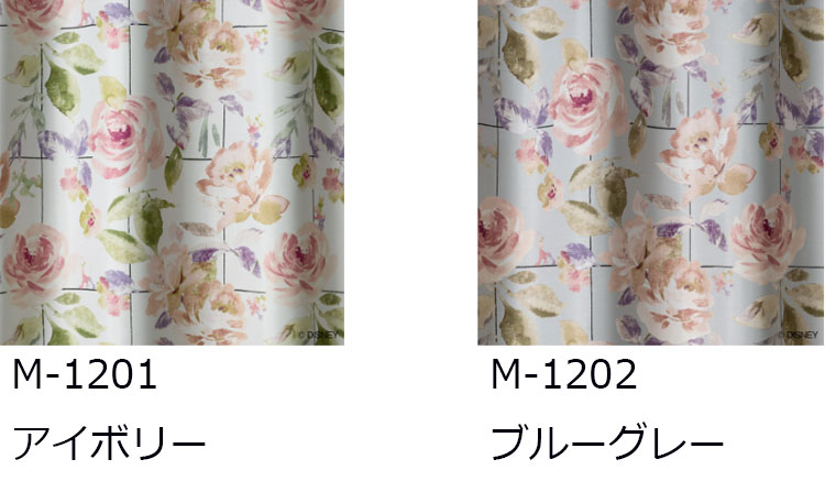 スミノエ ディズニー カーテン ミッキー/ローズグリッド（MICKEY/Rose grid）1枚入...