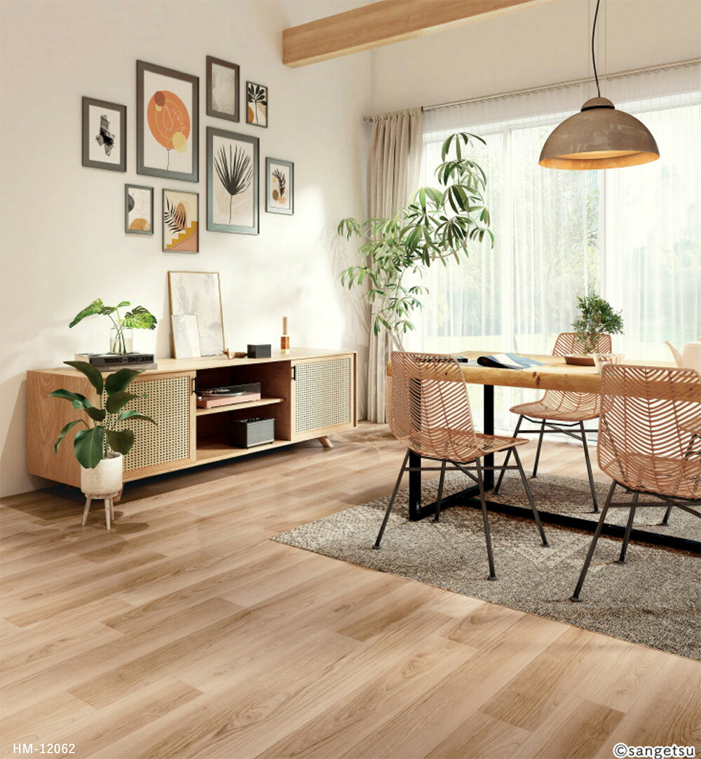 サンゲツ H-FLOOR 住宅用 クッションフロア HM-12062・HM-12063（ボタニカルチーク...