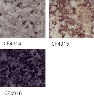 東リ　店舗用クッションフロアー　〔CF4914・CF4915・CF4916〕　ミカゲ　ストーンタイプ　数量1＝10cm