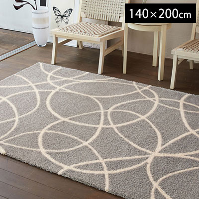 Rakuten - ラグ ラグマット カーペット 絨毯 （旧TOR3807） 140×200cm 東リ リビング 北欧 防ダニ モダン 日本製 送料無料 ホットカーペット対応 ラグカーペット 防炎 マット アウトレット R&N / TOR4204
