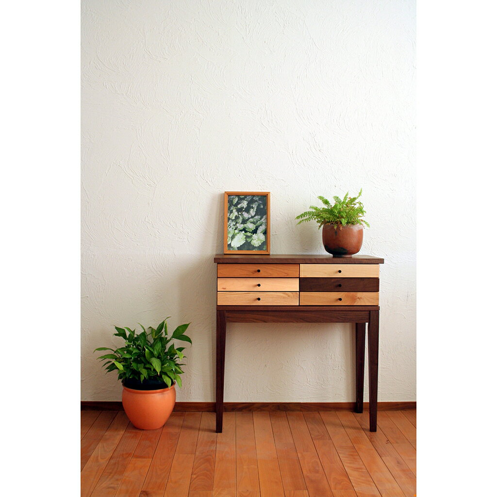 チェスト 木製 北欧 おしゃれ おしゃれデザイン コンソールテーブル 幅80 モザイク カラフル 収納家具 インテリア家具 リビング収納 木目調 空間演出 インテリア性 便利 シンプルデザイン 幅広タイプ 省スペース AV収納 キッチン収納 洋室 和室 北欧デザイン ナチュラ [2]