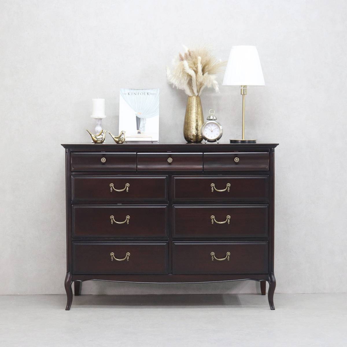 【ヤマト開梱設置無料】正規販売店 ミラーナD　チェスト110-4 箪笥 洋タンス クラシック マホガニー ア..