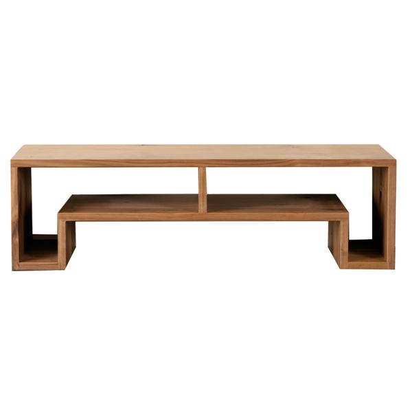 リビングテーブル センターテーブル コーヒーテーブル W120 幅120 ウォールナット無垢材 大川家具 おしゃれ シンプル モダン