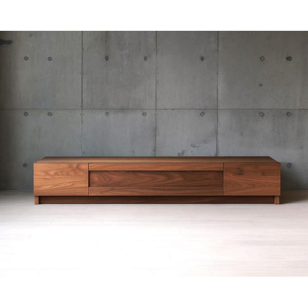 テレビボード 幅200 無垢 北欧 テレビ台 TV台 TVボード ローテレビボード ローボード ロータイプ 無垢材 天然木 高級 国産 日本製 ウォールナット無垢材 高さ35