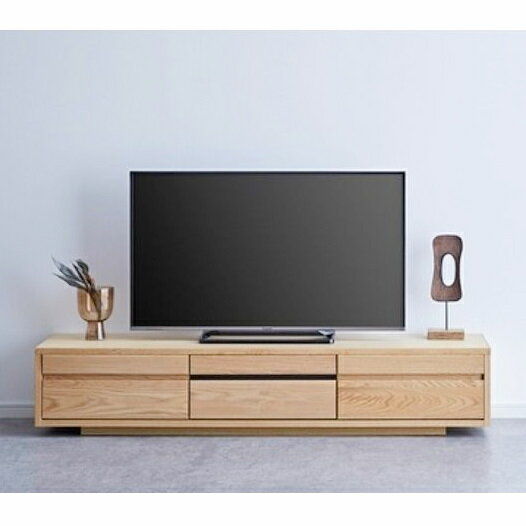 樂天商城 - テレビボード TVボード ローボード オーク 天然木 木製 北欧 和モダン ナチュラル おしゃれ 引き出し 収納 完成品 日本製 Mono ウッド 180 大川家具 国産 シンプル 無垢 引出し tv台 低い 46インチ 50インチ 55インチ 収納家具 インテリア家具 北欧