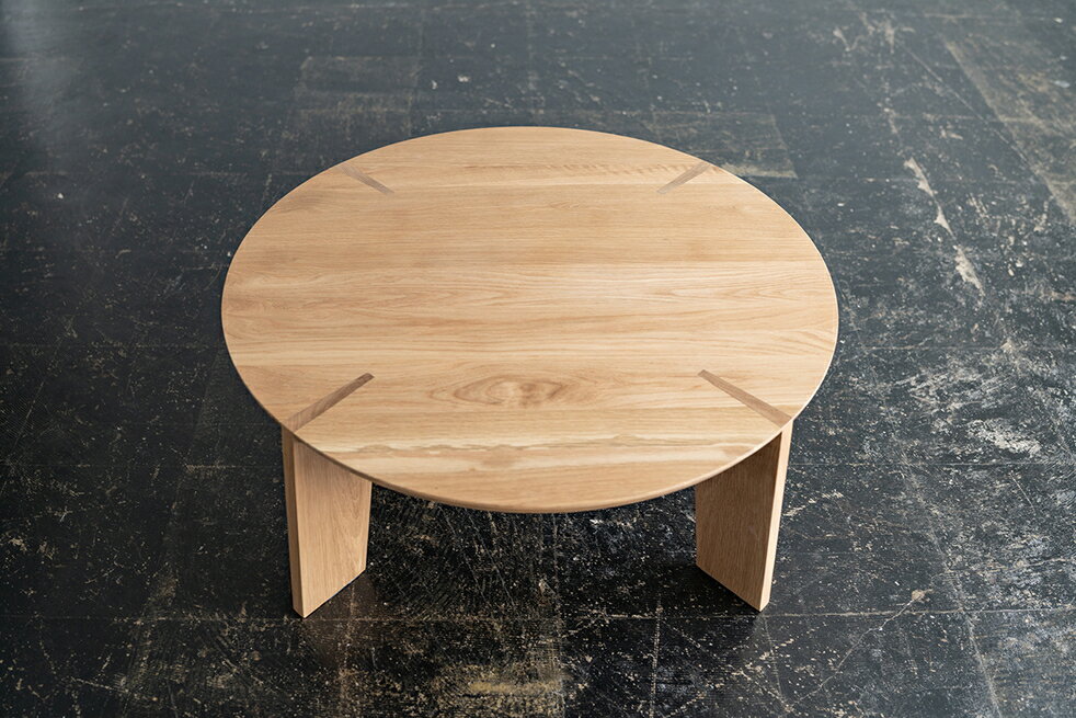 リビングテーブル オーク 無垢材 木