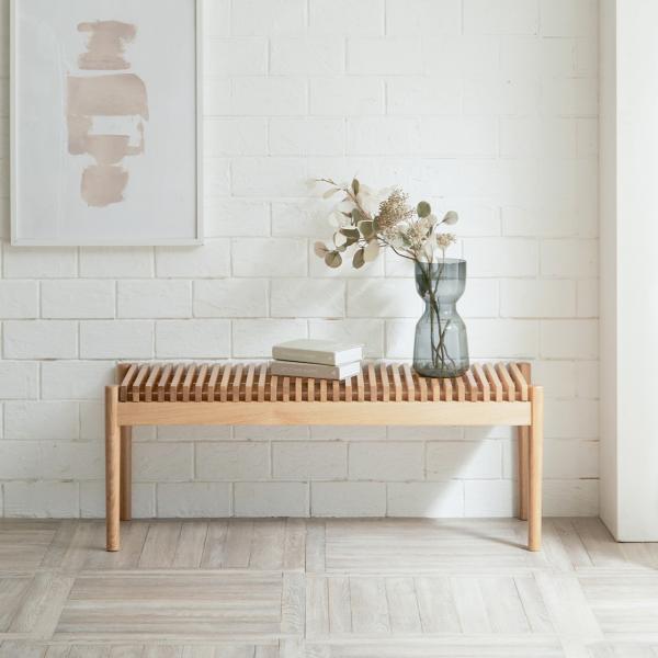 ベンチ 木製 おしゃれ シンプル 北欧 オーク材 無垢材 木 天然木 ナチュラル いす チェアー コンパクト..