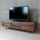 テレビ台 ローボード テレビボード おしゃれ 無垢 150 ハイタイプ ダーク 脚付き tvボード TV台 幅150 木製 天然木 無垢材タモ材 ウォールナット...