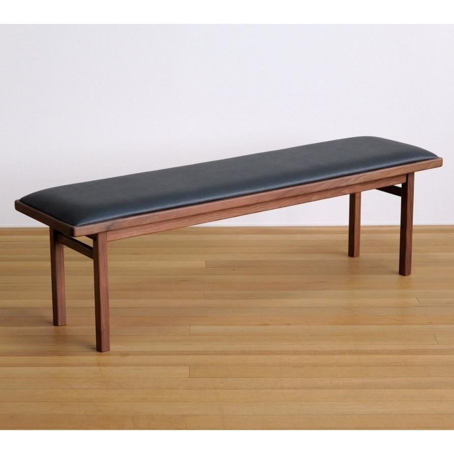 ベンチ おしゃれ 140 ウォールナット ダイニング 長椅子 ダイニングベンチ bench 2人掛け 3人掛け モダン シンプル 北欧 ナチュラル 人気 合皮 合成レザー 黒 ブラック ベンチチェア 人気 高級 レザー 玄関 寝室 ダイニング用 インテリア 木製ベンチ かわいい コンパクト