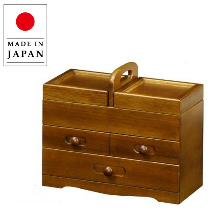 ソーイングボックス おしゃれ 裁縫箱 木製 高級 針箱 北欧 裁縫道具収納 大容量 裁縫用具収納 持ち運び 裁縫道具入れ 和モダン 裁縫用具入れ 日本製 国産 母の日 敬老の日