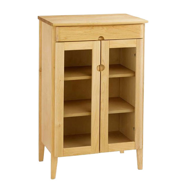 キャビネット おしゃれ サイドボード 北欧 リビングボード 木製 飾り棚 ガラス扉付き 完成品 セレス 414 曙工芸製作所 送料無料 通販 【akb】【smtb-F】