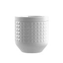 保存容器 ダイヤモンド柄 セラミックキャニスター M 陶器製 Abode Homewares ( アボードホームウェア キャニスター 陶器 セラミック 保存 容器 調味料容器 調味料入れ 調味料 スパイス 砂糖 塩 容器 ポット ケース ) 【39ショップ】