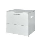 ゴミ収納庫 屋外用 180L オールガルバリウム 幅69×奥行56×高さ63.5cm ( ごみ箱 コンテナ 大容量 大型 ダストボックス 収納 屋外収納 ゴミ ...