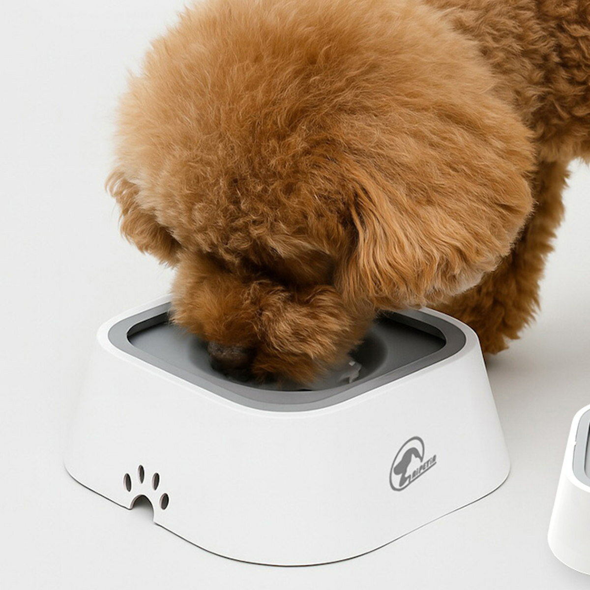 ペット給水器 飛び散り防止ペット給水器 （ ペット 水飲み 水入れ 給水器 ウォーターボウル ペット用品 食器 ペット用 シンプル ウォーターボール 犬用 猫用 吸水ボウル ）【39ショップ】