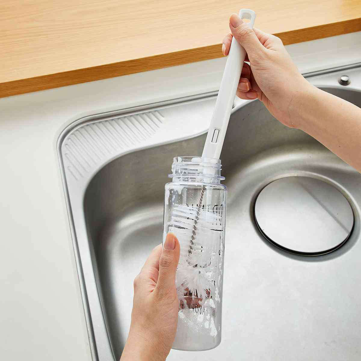 ボトル洗い伸縮タイプ全長30cm～...