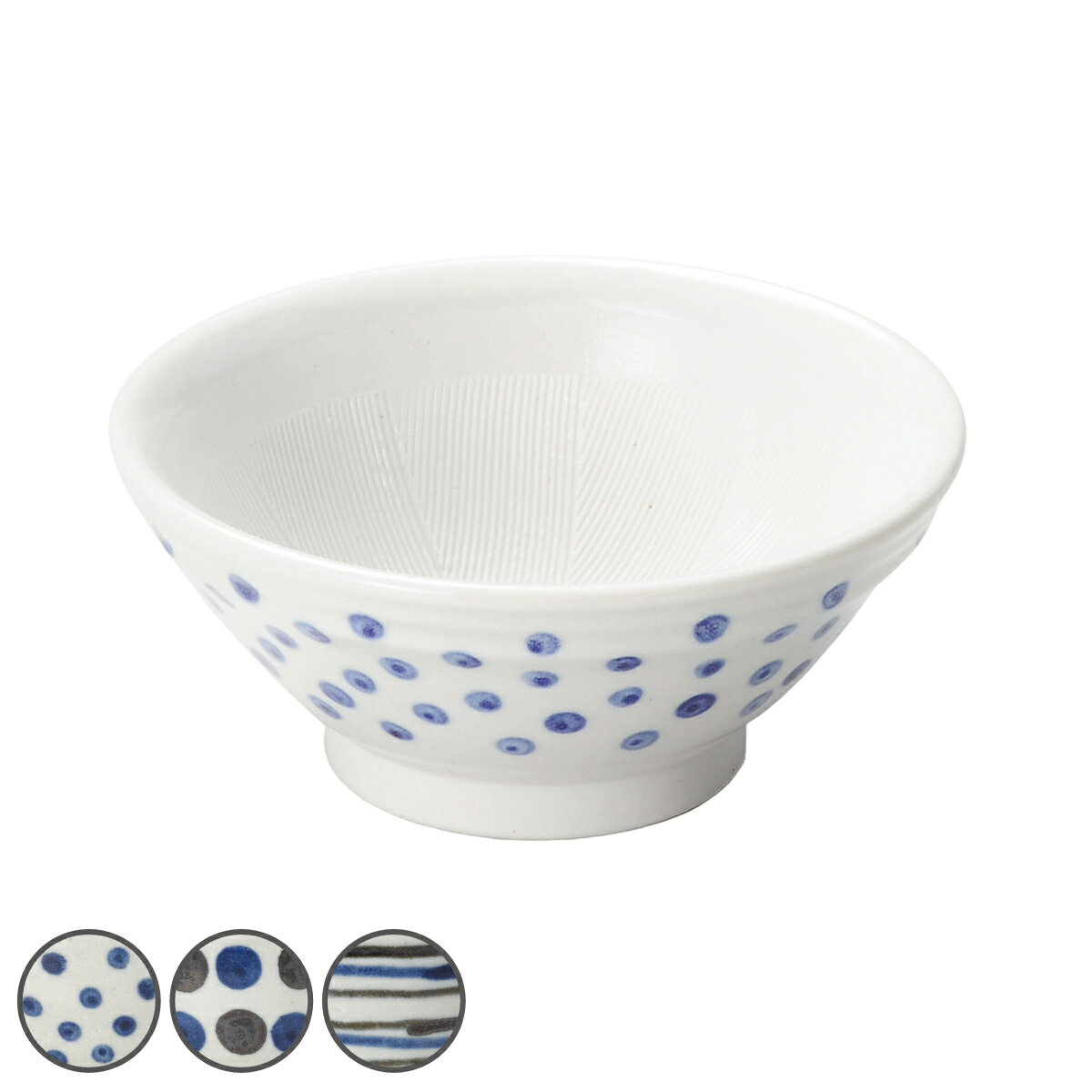 すり鉢 5寸 同柄3個セット （ 14.2cm 磁器 美濃焼 食洗機対応 電子レンジ対応 鉢 小鉢 ボウル 食器 日本製 和 和風 おしゃれ 和食器 ）【39ショップ】