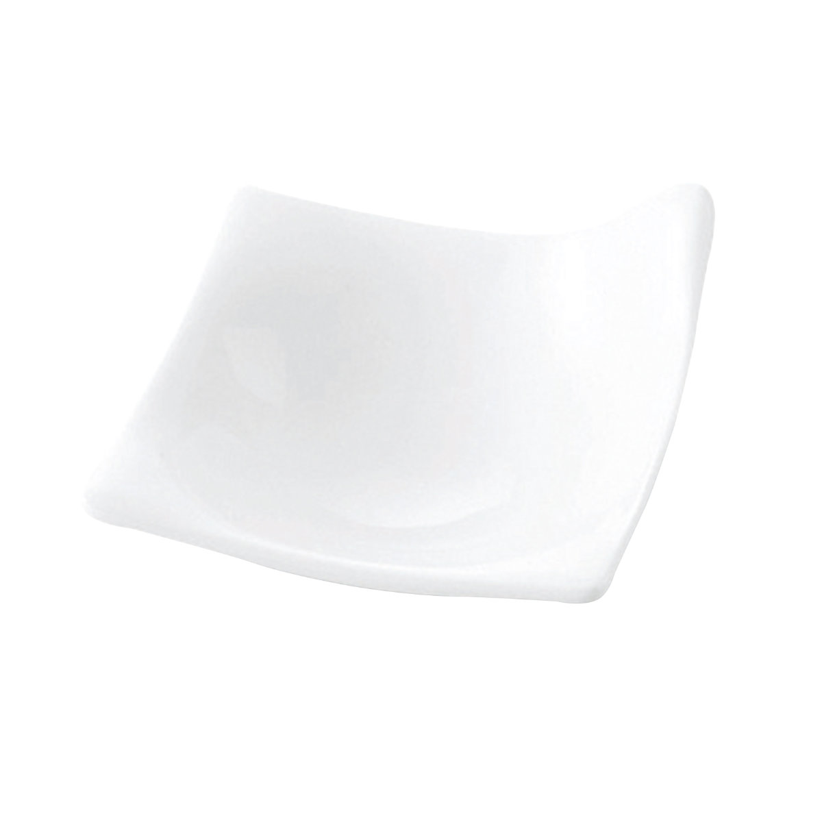 皿 コワケ 手付き小皿 白磁 （ プレート お皿 食器 8.7cm 食洗機対応 電子レンジ対応 磁器 日本製 菓子皿 薬味 ネギ 醤油皿 ワサビ お菓子 お漬物 箸休め おしゃれ ）【39ショップ】