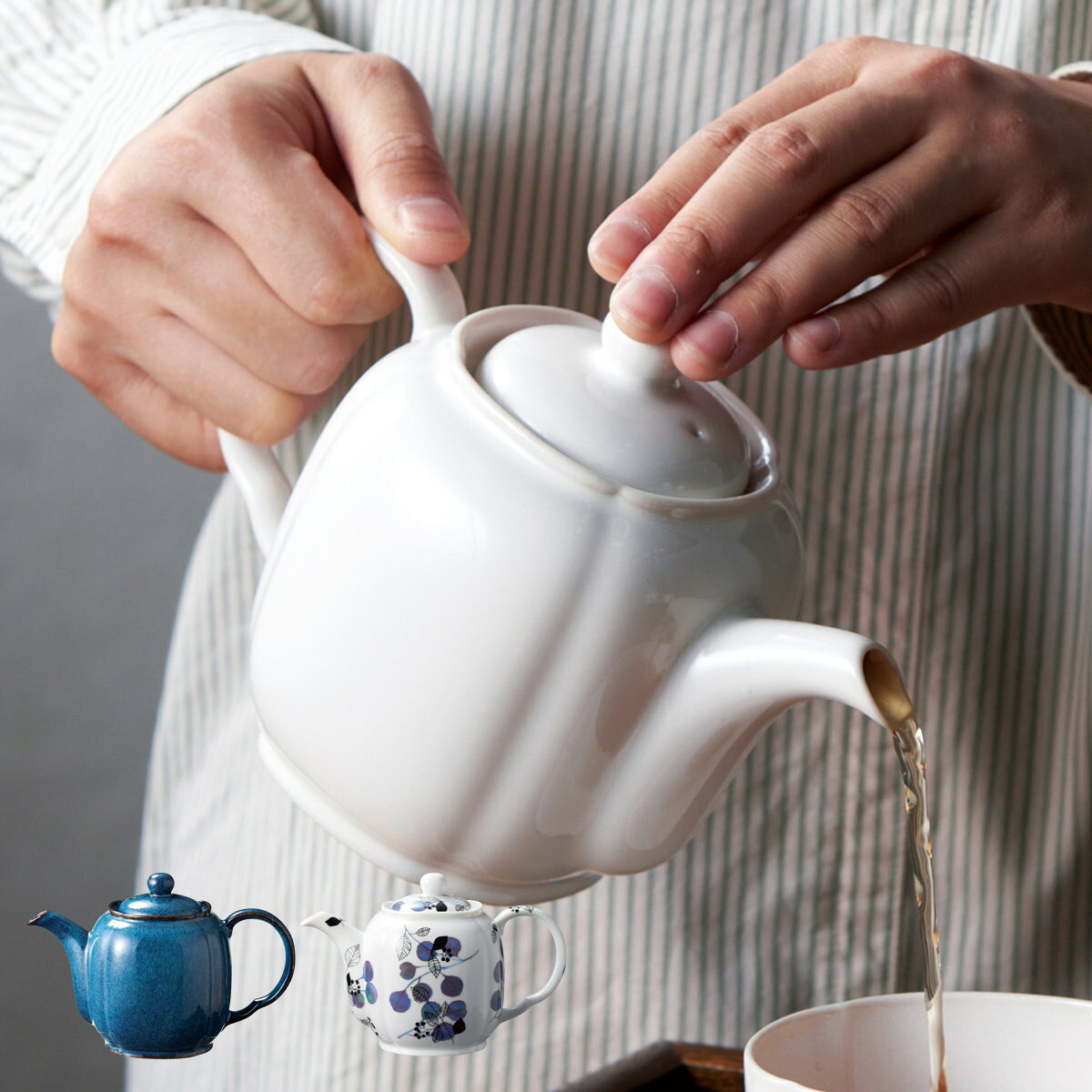 Rakuten - エイム ポット 海鼠釉 白均窯 萄 （ ティーポット 急須 ハーブティー お茶 緑茶 紅茶 500ml 食洗機対応 電子レンジ対応 日本製 美濃焼 おしゃれ シンプル モダン ）【39ショップ】