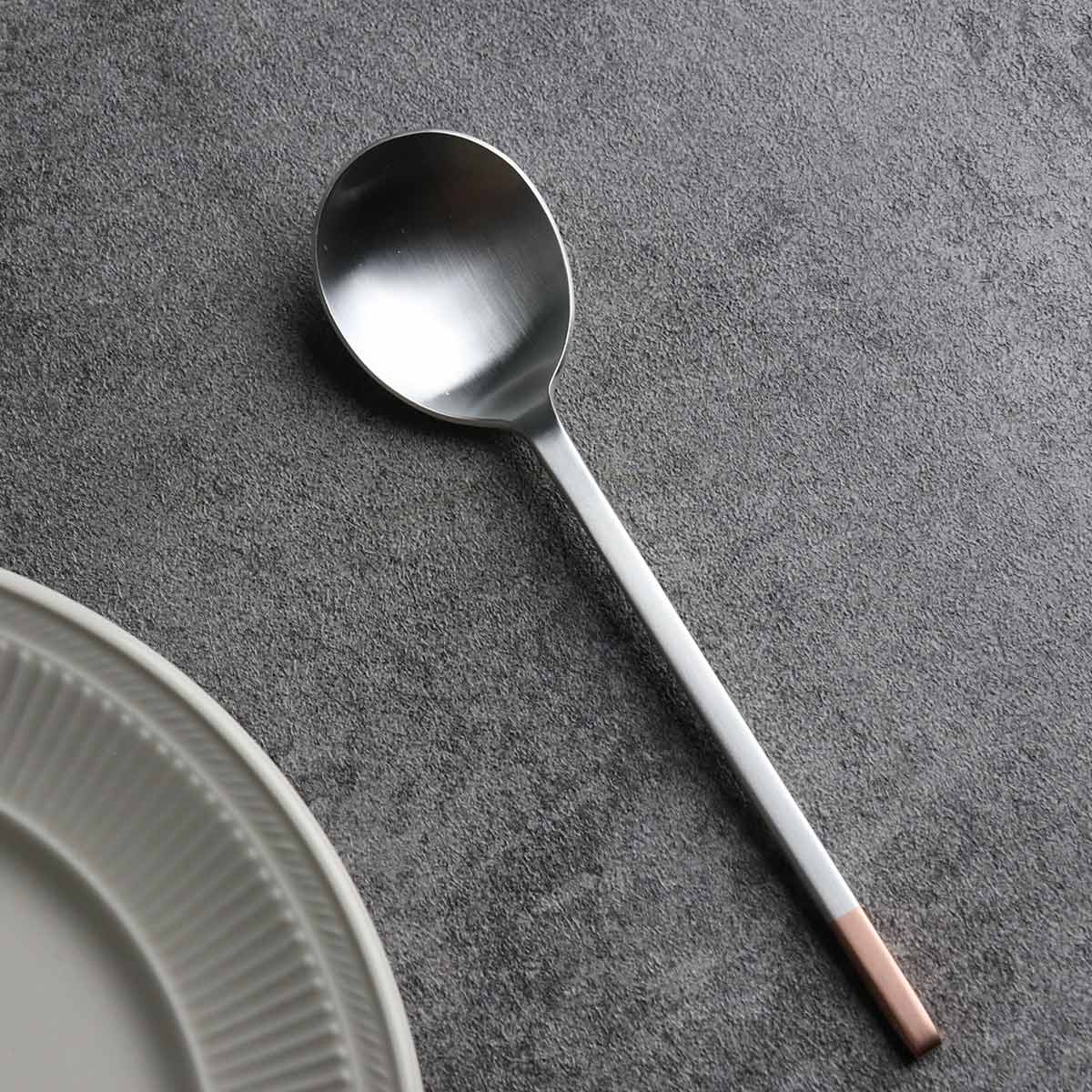 工房アイザワ 純銅洋食器 デザートスプーン 銀仕上 （ aizawa 日本製 純銅 スプーン カトラリー 燕三条 テーブルスプーン ディナースプーン 洋食器 アイザワ 銅 美しい 高級感 高品質 シンプル ） 【39ショップ】