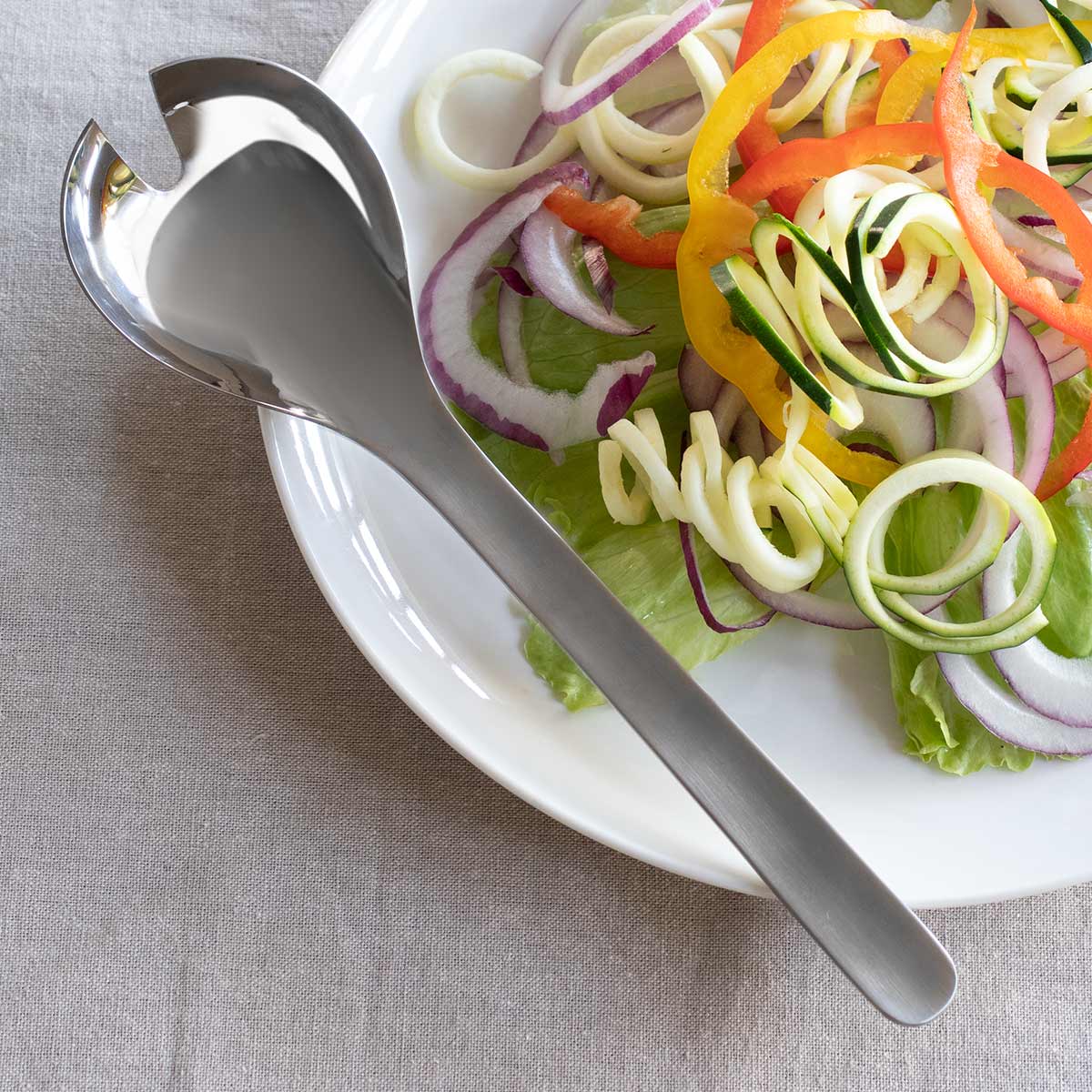 工房アイザワ モノプロ+BOXER サラダサービスフォーク （ aizawa 日本製 ステンレス フォーク カトラリ..