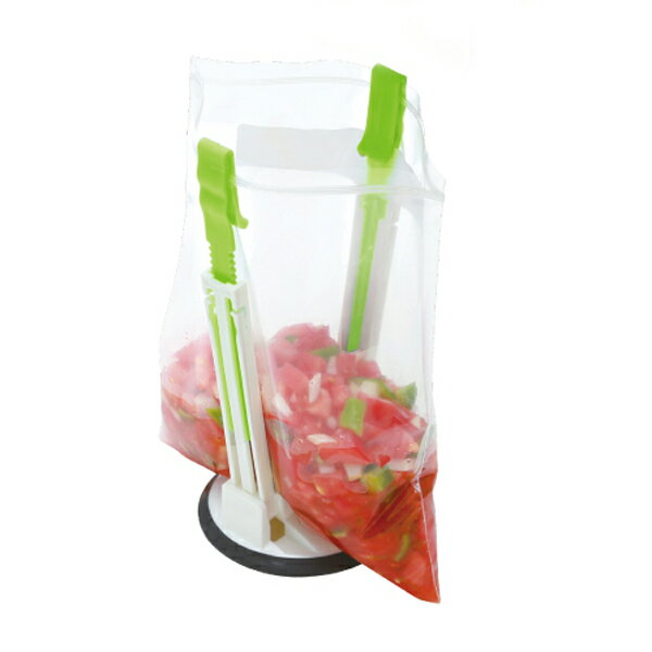 ポリ袋ホルダー ストックバッグホルダー STOCK BAG HOLDER 便利グッズ （ ポリ袋スタンド マルチスタンド 卓上スタンド キッチンスタンド 水切り 乾燥 ダストボックス ダストBOX ごみ箱 簡易ゴミ入れ ） 【39ショップ】のサムネイル
