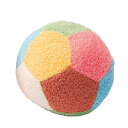 ボール すず入りサッカーボール おもちゃ 赤ちゃん 日本製 ( 綿100% 知育玩具 玩具 ぬいぐるみ ふわふわ 子供 子ども ベビー カラフル ソフト 鈴入り サッカー 転がる ハンドメイド かわいい 出産祝い 男の子 雑貨 インテリア ) 【39ショップ】