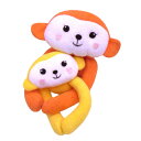 ぬいぐるみ もんちゃんとママ おもちゃ 赤ちゃん 日本製 ( 綿100% 知育玩具 玩具 ふわふわ さる 動物 アニマル 子供 ベビー ソフト クッションハンドメイド かわいい 出産祝い 女の子 男の子 雑貨 インテリア ) 【39ショップ】