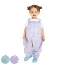レインコート マーメイドプレイウェア キッズ 雨具 ( プレイウェア 遊び着 砂場着 つなぎ 撥水 ベビー 幼児 子ども 女の子 かわいい レインパンツ オーバ...