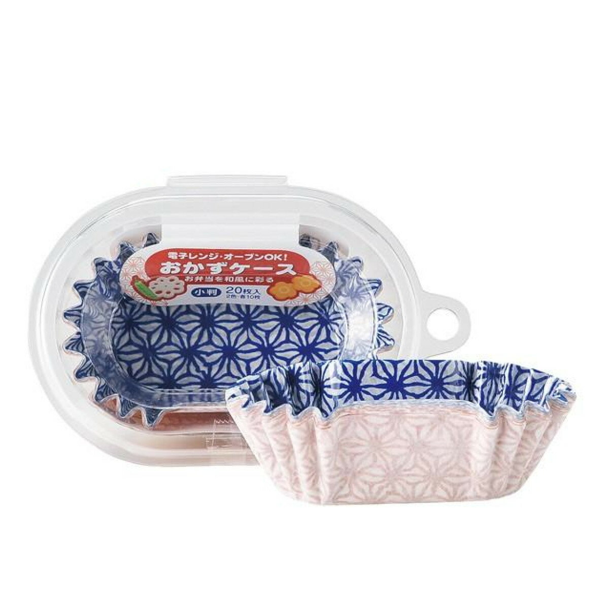 おかずカップ 和風おかずケース 小判型 20枚入り 日本製 ( おかず容器 お弁当カップ おかず入れ お弁当グッズ カップ 和風弁当 和柄 和 お弁当 弁当 グ...