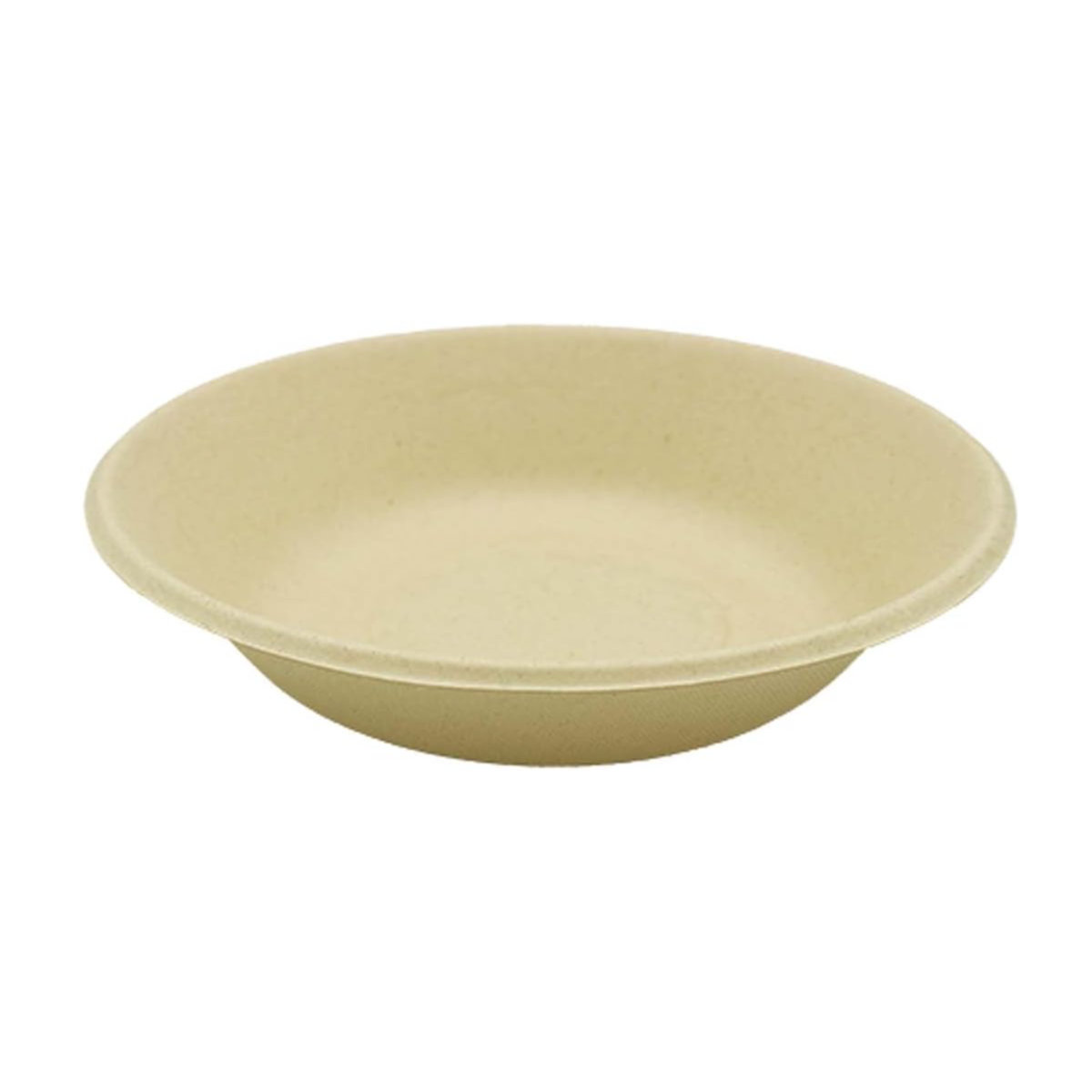 紙皿 ムギモールドボール19cm 8枚入 （ 使い捨て 簡易食器 使い捨て容器 紙容器 ペーパーボール 8枚入り 使い捨て紙皿 容器 紙 ボール 使い捨てボール 取り皿 皿 ボウル BBQ アウトドア パーティー キャンプ ）【39ショップ】 interior-palette-10205485 インテリアパレット サンプル画像3