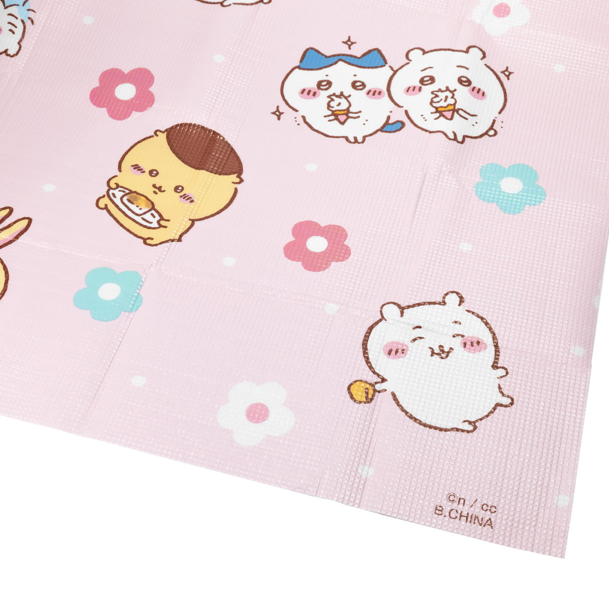 ふんわりレジャーシート 5人用 180×180cm 2畳 ちいかわ （ クッションマット レジ...