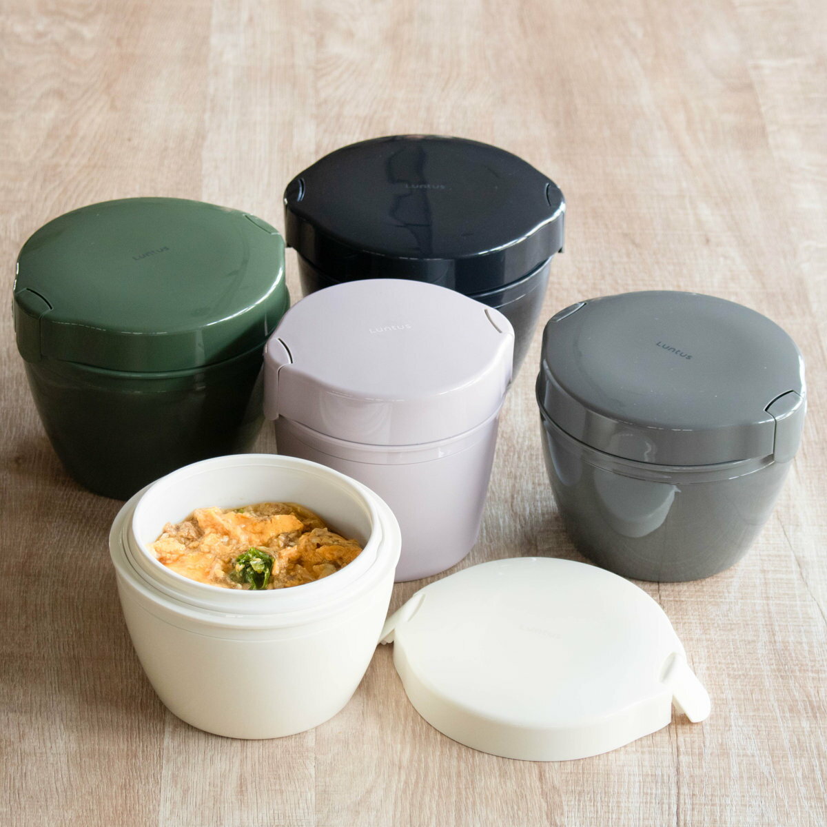 弁当箱 保温 500〜800ml ランタス カフェ丼 2段 ( 保温弁当箱 保冷 お弁当箱 丼 食洗機対応 レンジ対応 食洗機OK レンジOK ランチボックス ...