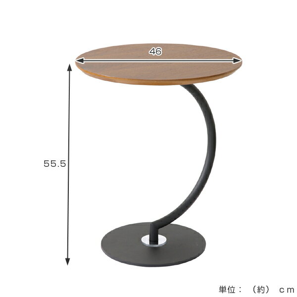テーブル サイドテーブル ブラス （ カフェテーブル コーヒーテーブル ナイトテーブル 電話台 机 サブテーブル 木製 円形 丸型 花台 ）【39ショップ】