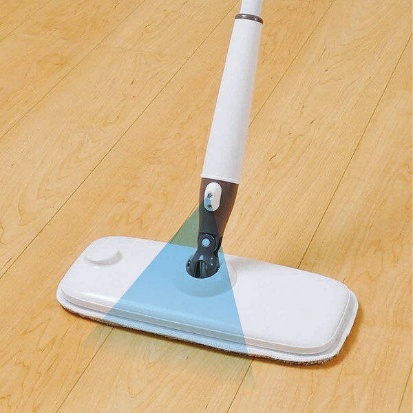 フローリングワイパー スプレーモップ （ フロアモップ モップ タンク付き 水拭き 床掃除 拭き掃除 噴..