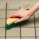 ブラシ ハンディ デッキブラシ 化繊 ( 床掃除 磨き こする こすり洗い 木製 玄関 床 タイル お風呂 コンクリート 調理場 化繊ブラシ 持ちやすい 角 汚...