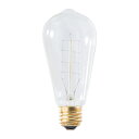 電球 エジソン球 S E26 白熱電球 ( 照明 裸電球 ペンダントライト led 省エネ エジソンランプ 1灯用 おしゃれ 照明器具 天井照明 間接照明 玄関...