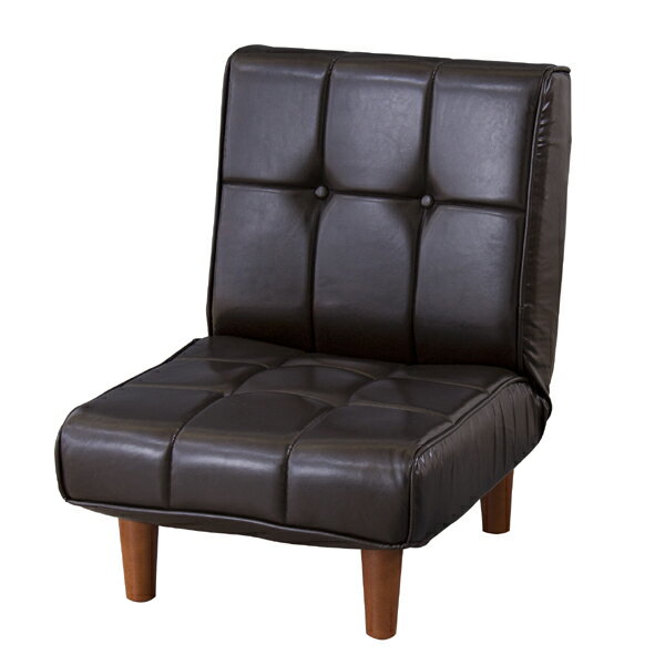 ソファ フロアソファ 1人掛け レザー調 （ ソファー フロアソファー 一人掛け ローソファー ロー ...