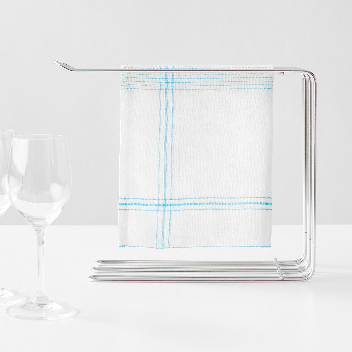 ふきん掛け キッチンハンガー hanauta ハナウタ シルバー （ 布巾掛け ふきんスタンド ステンレス 日本製 コの字型 置き型 ふきんハンガー 乾燥 干す まな板 俎板スタンド ボトルスタンド ペットボトル 牛乳パック 保存袋 ）【39ショップ】