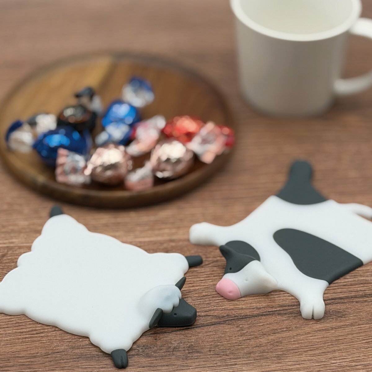 コースター biite アニマルコースター （ シリコン 樹脂 マット 大きめ アニマル かわいい おしゃれ キッチン雑貨 ）【39ショップ】